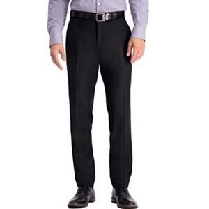 NEW Kenneth Cole Men's Dress Pants 32X34 Black Super Flex Waistband Straight NWT